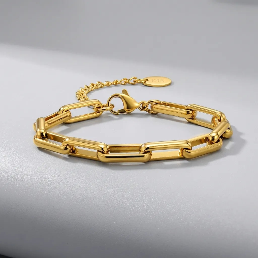 Eloise Bold Paperclip Bracelet - Joie d’Or