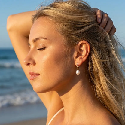 Élise Baroque Pearl Earrings - Joie d’Or