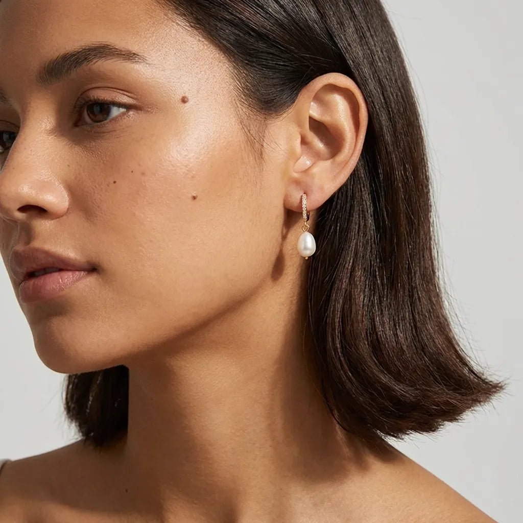 Élise Baroque Pearl Earrings - Joie d’Or