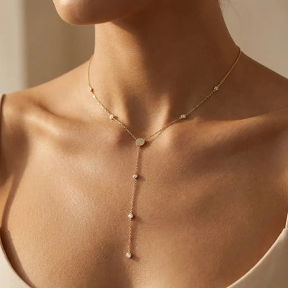 Elodie Y-Chain Necklace - Joie d’Or