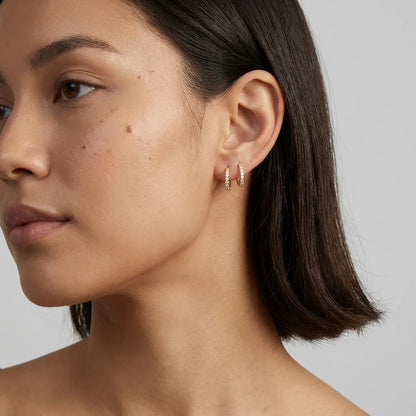 Alexandria Huggie Earrings - Joie d’Or
