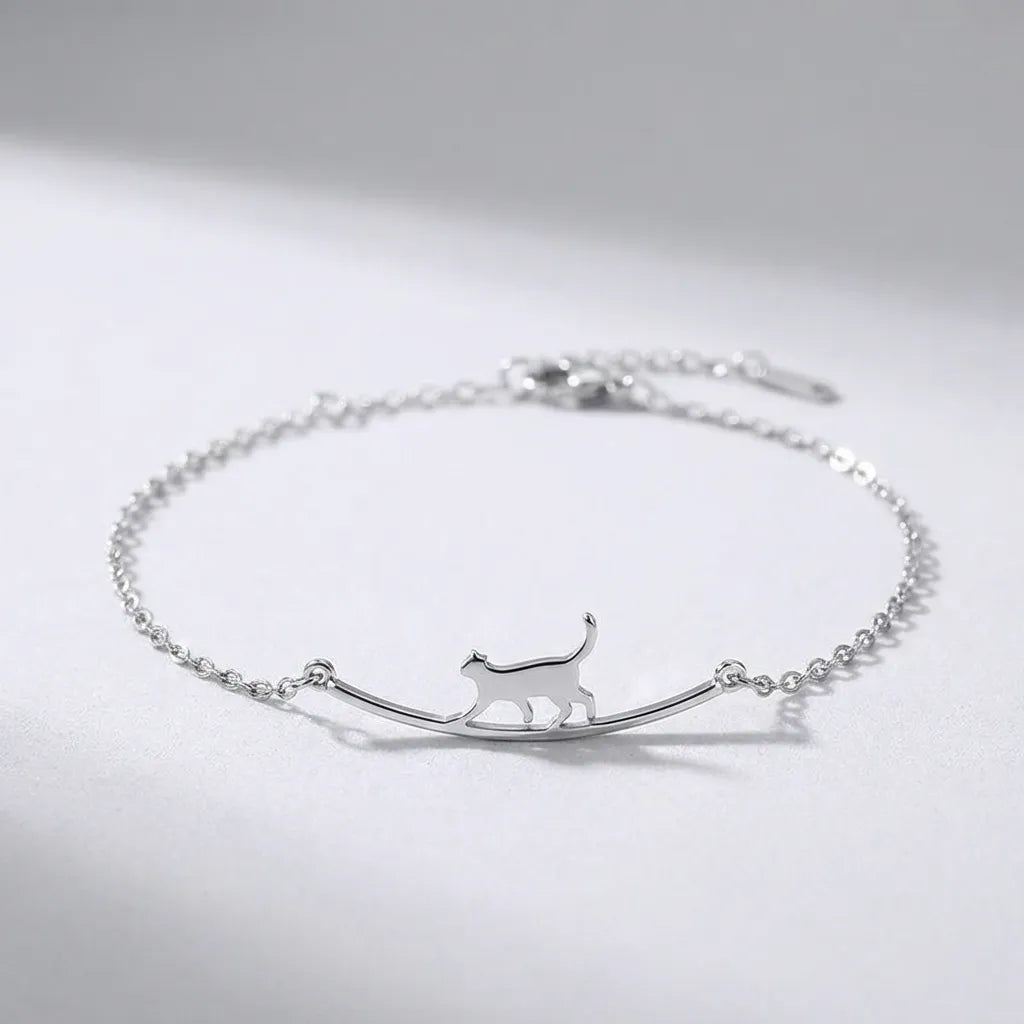 Isabella Walking Cat Anklet - Joie d’Or