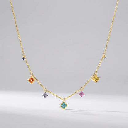 Aurélie Prism Charm Necklace - Joie d’Or