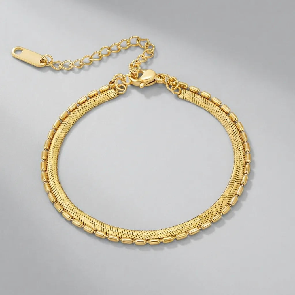 Vida Snake & Bead Bracelet - Joie d’Or
