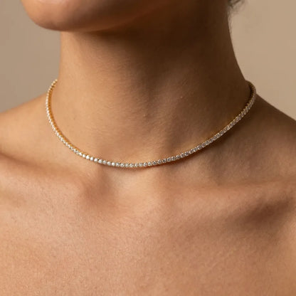 Sophie Lumière Tennis Choker - Joie d’Or