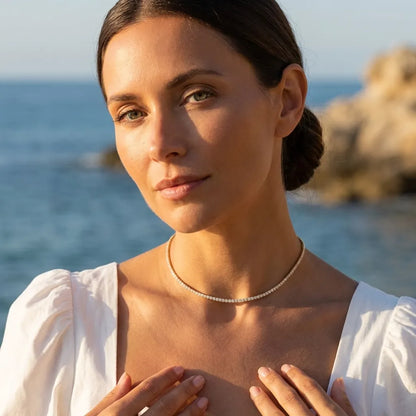 Sophie Lumière Tennis Choker - Joie d’Or
