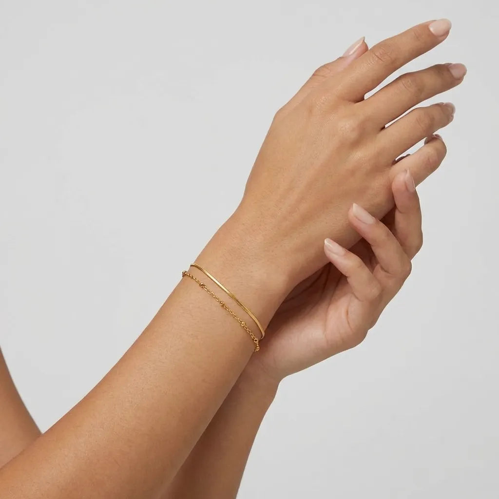 Evelyne Layered Bracelet - Joie d’Or