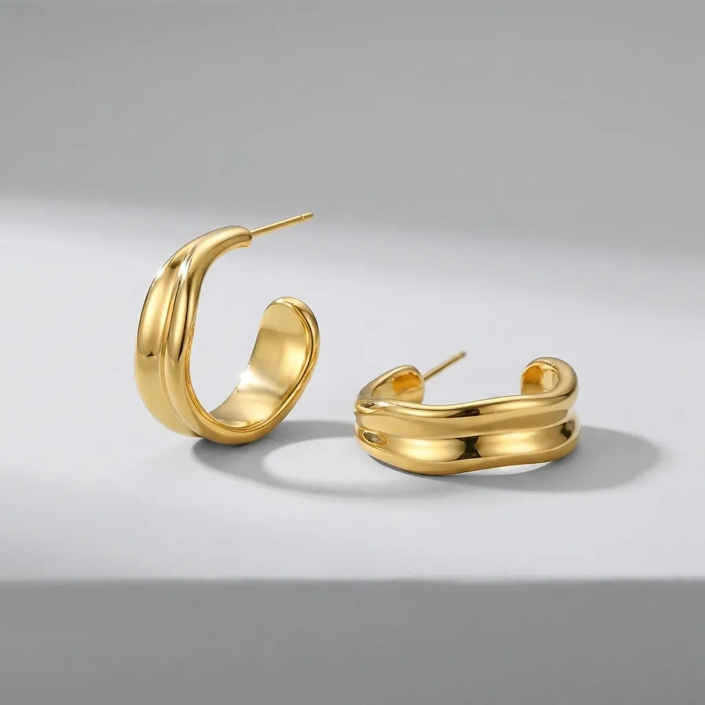 Emily Wave Earrings - Joie d’Or