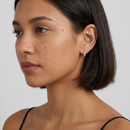 Camille Crystal Cluster Earrings - Joie d’Or