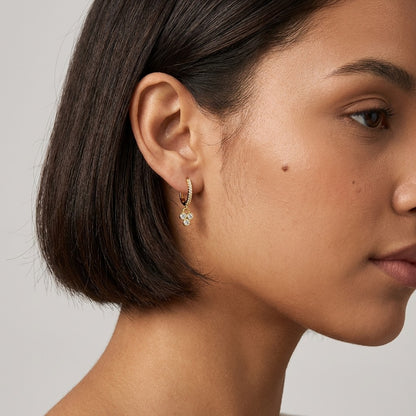 Juliette Triple Stone Earrings - Joie d’Or