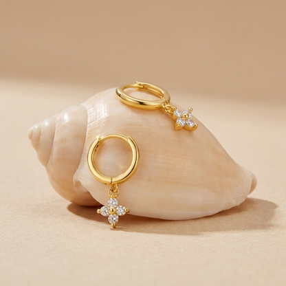 Mia Crystal Clover Earrings - Joie d’Or
