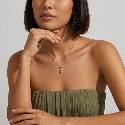 Amélie Silver Kitten Necklace