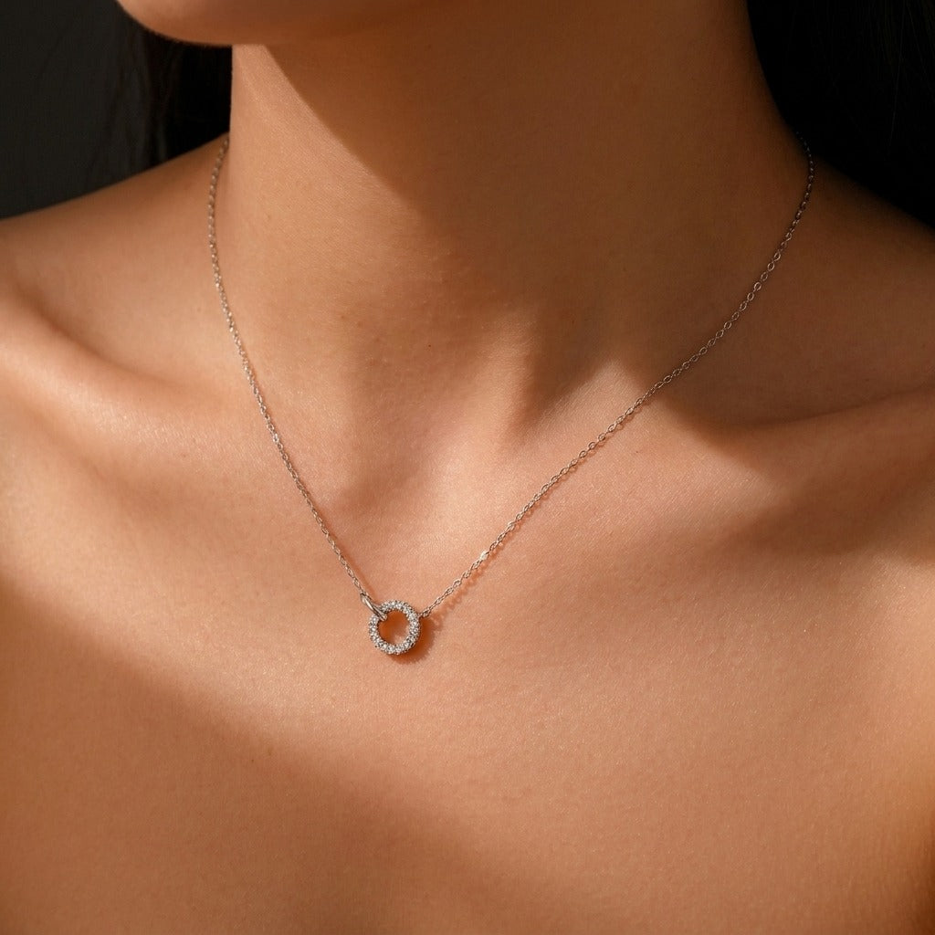 Isla Linked Circle Necklace