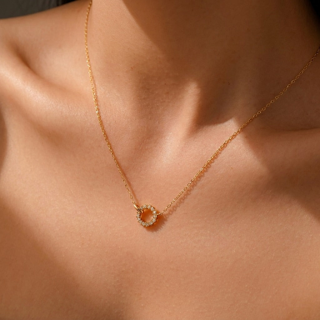 Isla Linked Circle Necklace