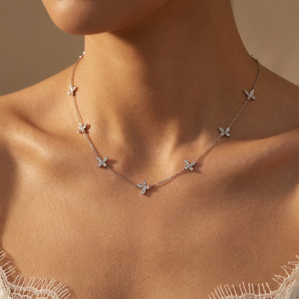 Élodie Butterfly Necklace - Joie d’Or