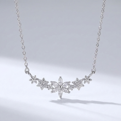 Camille Floral Sparkle Necklace - Joie d’Or