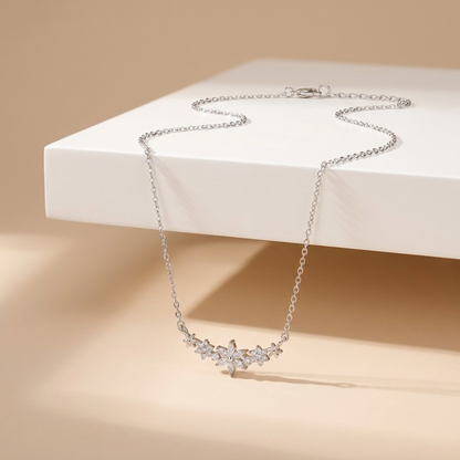 Camille Floral Sparkle Necklace - Joie d’Or