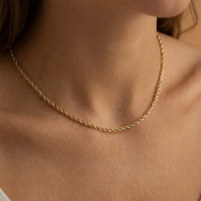 Antonela Twisted Chain Necklace - Joie d’Or