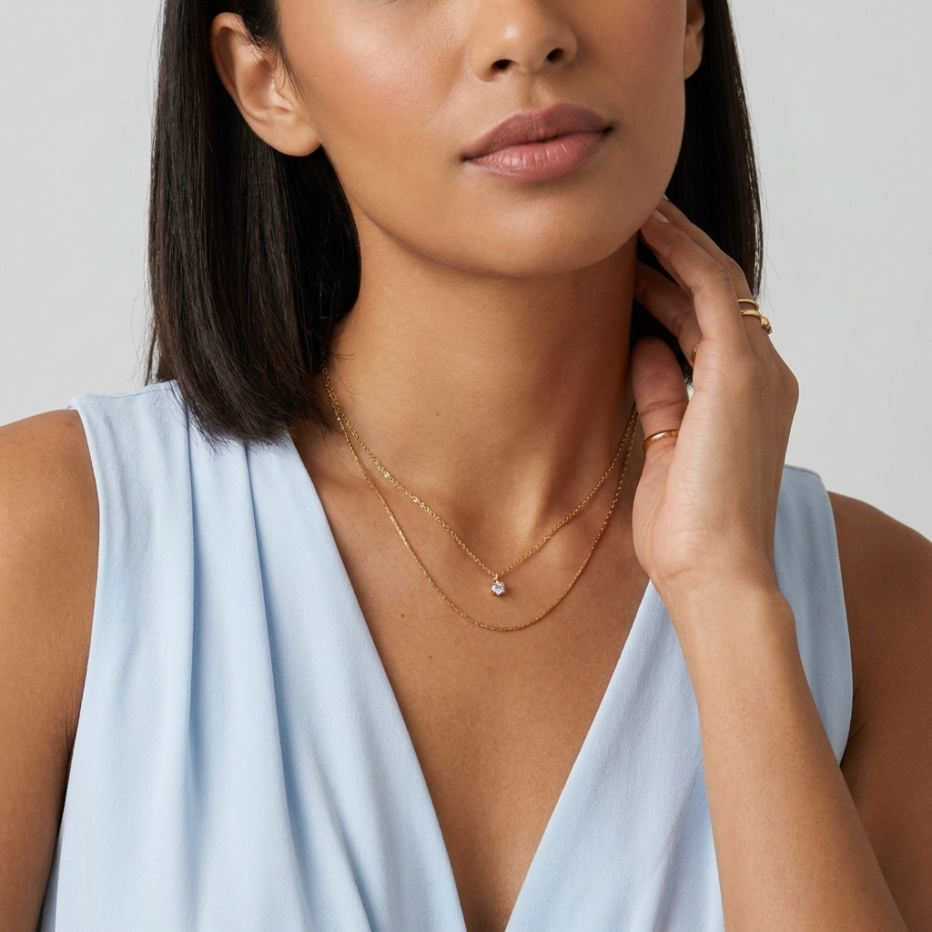 Diana Crystal Layered Necklace - Joie d’Or