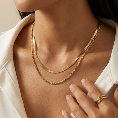 Vida Double Necklace - Joie d’Or