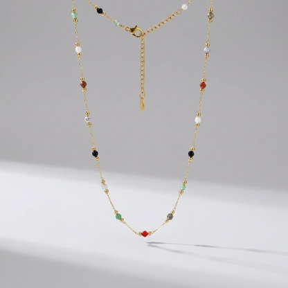 Alla Beaded Stone Necklace - Joie d’Or