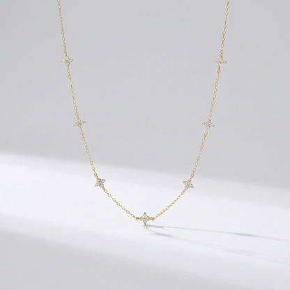 Mia Dainty Crystal Necklace - Joie d’Or