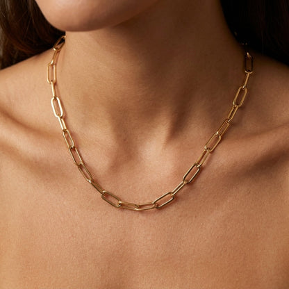 Ria Gold Chain Necklace - Joie d’Or