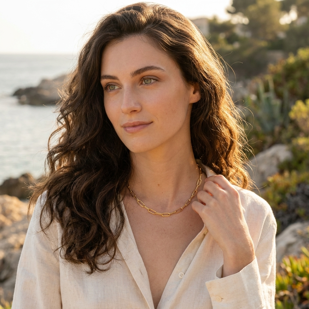 Ria Gold Chain Necklace - Joie d’Or