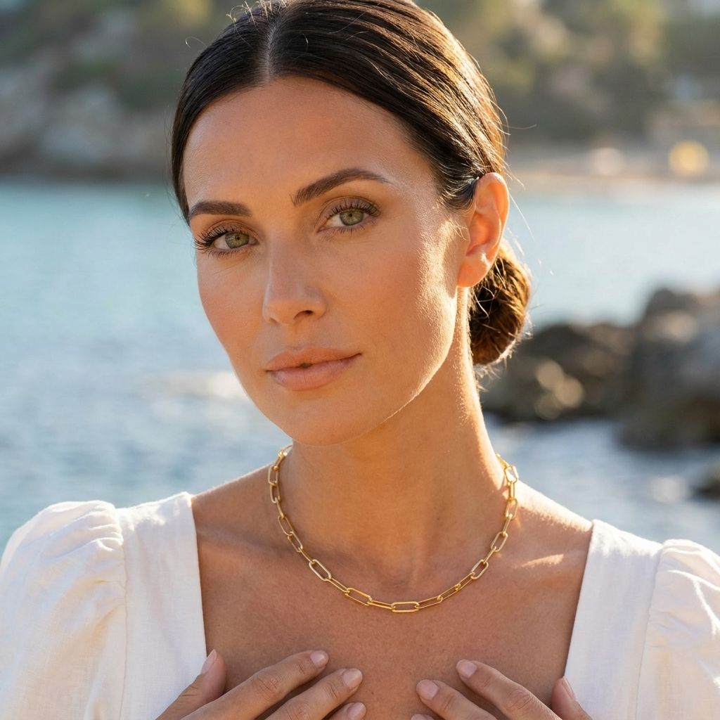 Ria Gold Chain Necklace - Joie d’Or