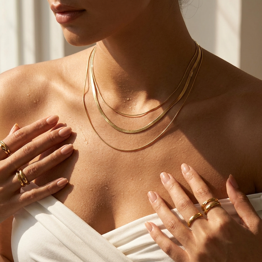 Zafina Gold Necklace - Joie d’Or