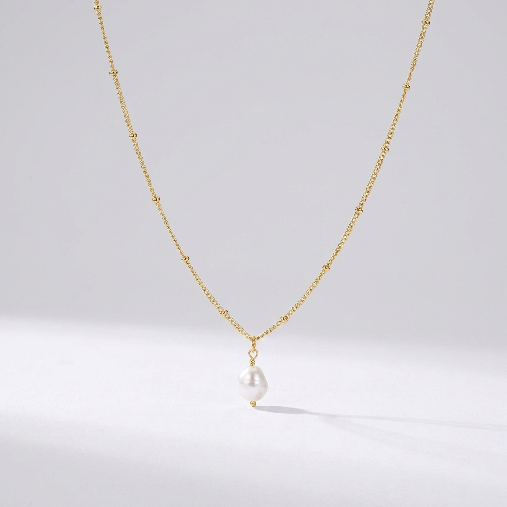 Luna Pearl Pendant - Joie d’Or