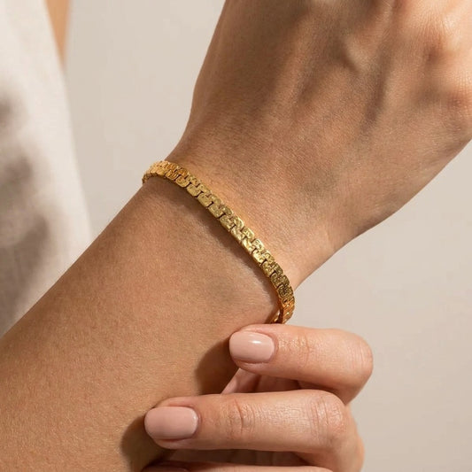 Emma Link Gold Bracelet - Joie d’Or
