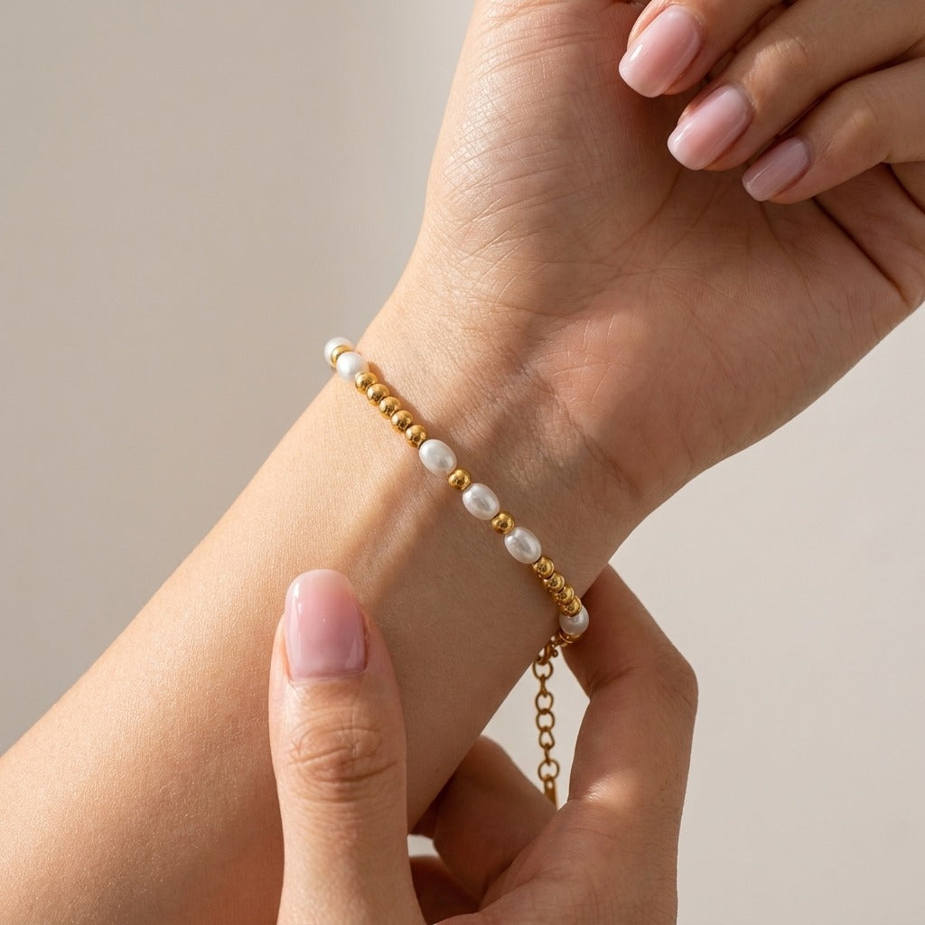 Chloe Beads & Pearls Bracelet - Joie d’Or