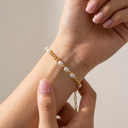 Chloe Beads & Pearls Bracelet - Joie d’Or