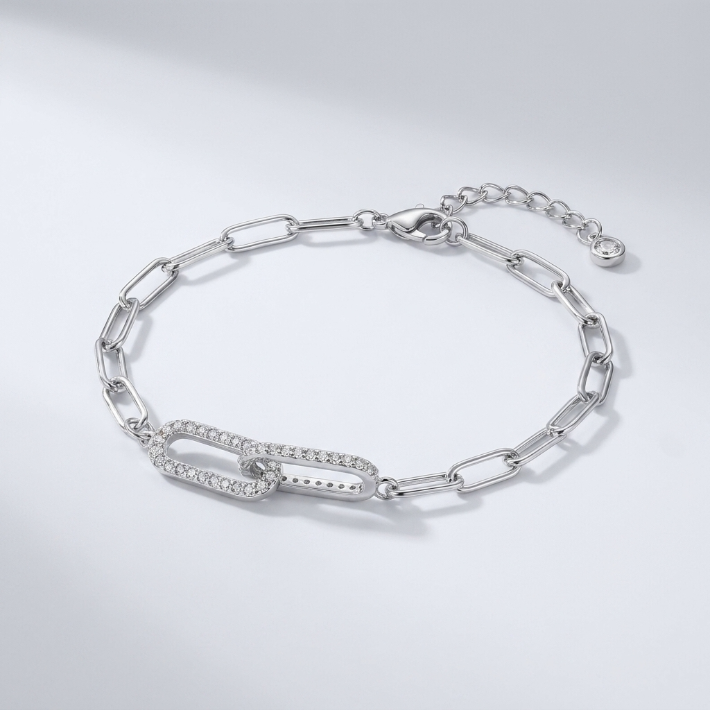 Aurélie Pavé Link Bracelet - Joie d’Or