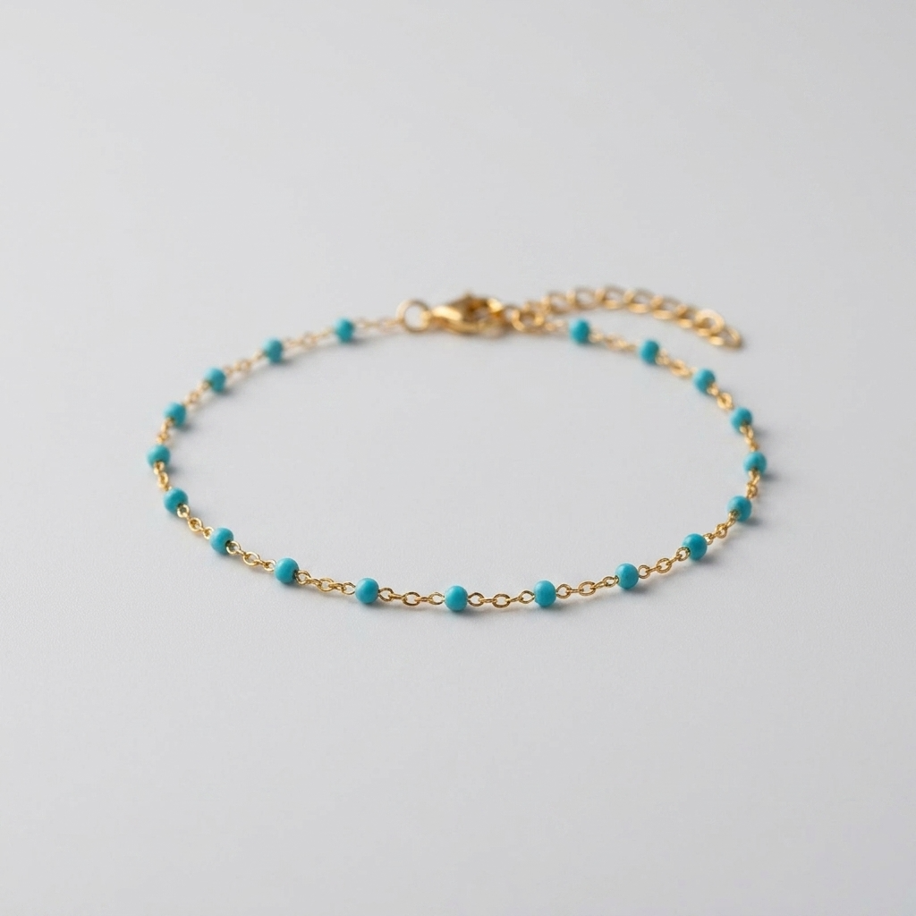 Capri Turquoise Chain Bracelet - Joie d’Or