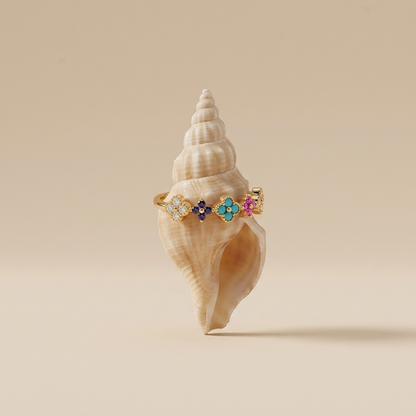Aurélie Gold Cluster Ring - Joie d’Or