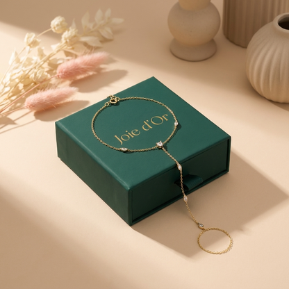 Amélie Sparkling Crystal Bracelet - Joie d’Or