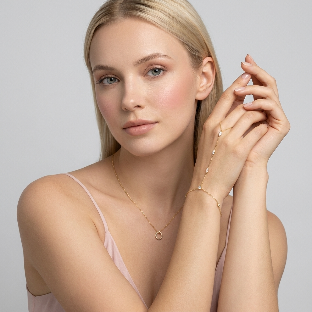 Amélie Sparkling Crystal Bracelet - Joie d’Or
