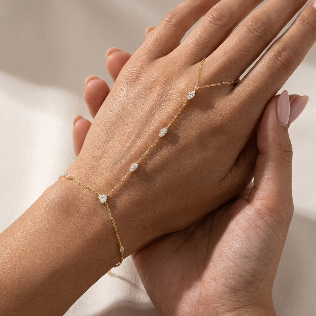 Amélie Sparkling Crystal Bracelet - Joie d’Or