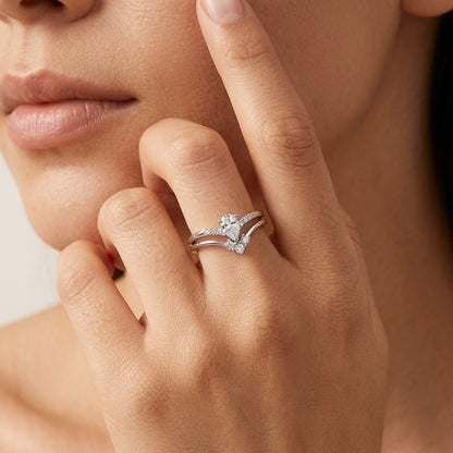 Élodie Crystal Duo Ring - Joie d’Or