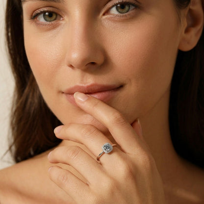 Isabelle Halo Silver Ring - Joie d’Or