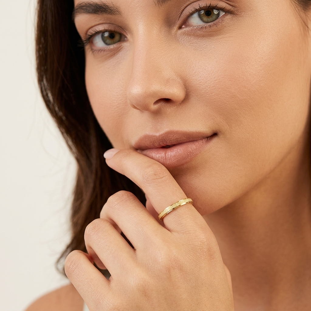 Soline Slim Gold Ring - Joie d’Or