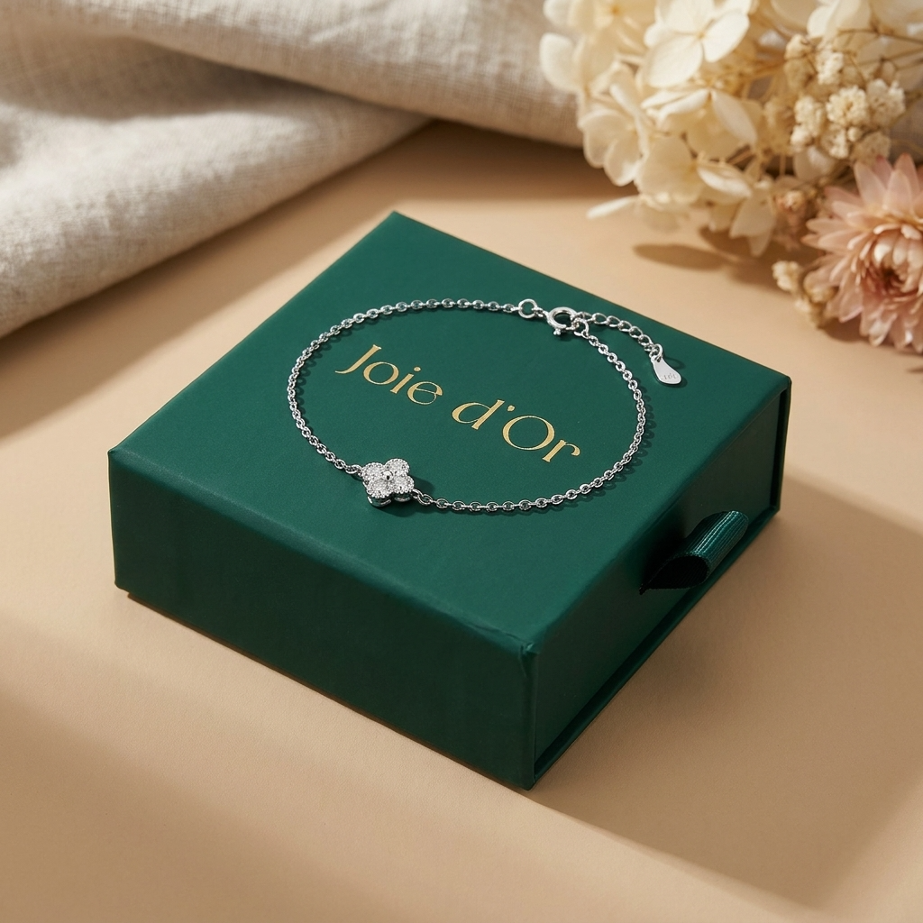 Aurélie Clover Shine Bracelet - Joie d’Or