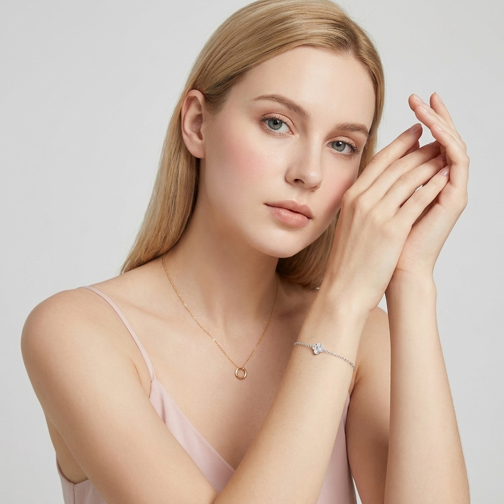Aurélie Clover Shine Bracelet - Joie d’Or