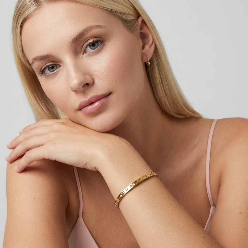 Ramona Gold Bangle - Joie d’Or