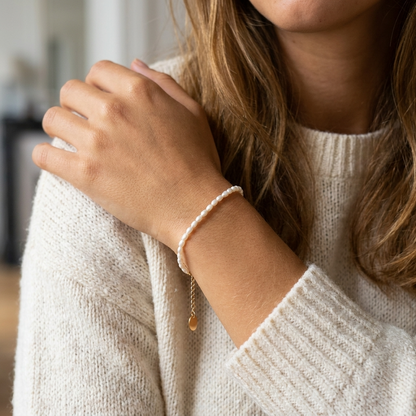 Olivia Pearl Bracelet - Joie d’Or