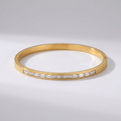 Grace Gold Diamond Bangle - Joie d’Or