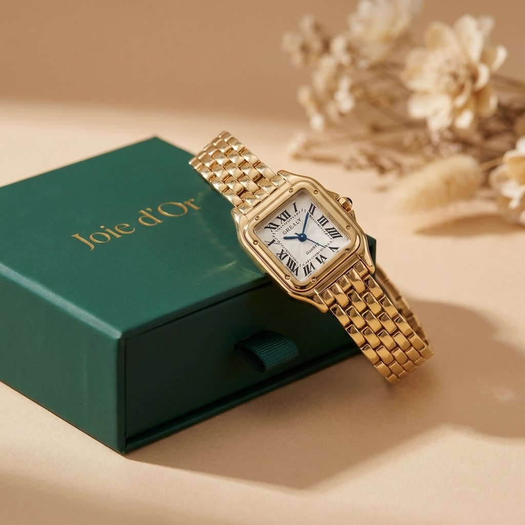 Grealy Roman Numeral Square Watch - Joie d’Or