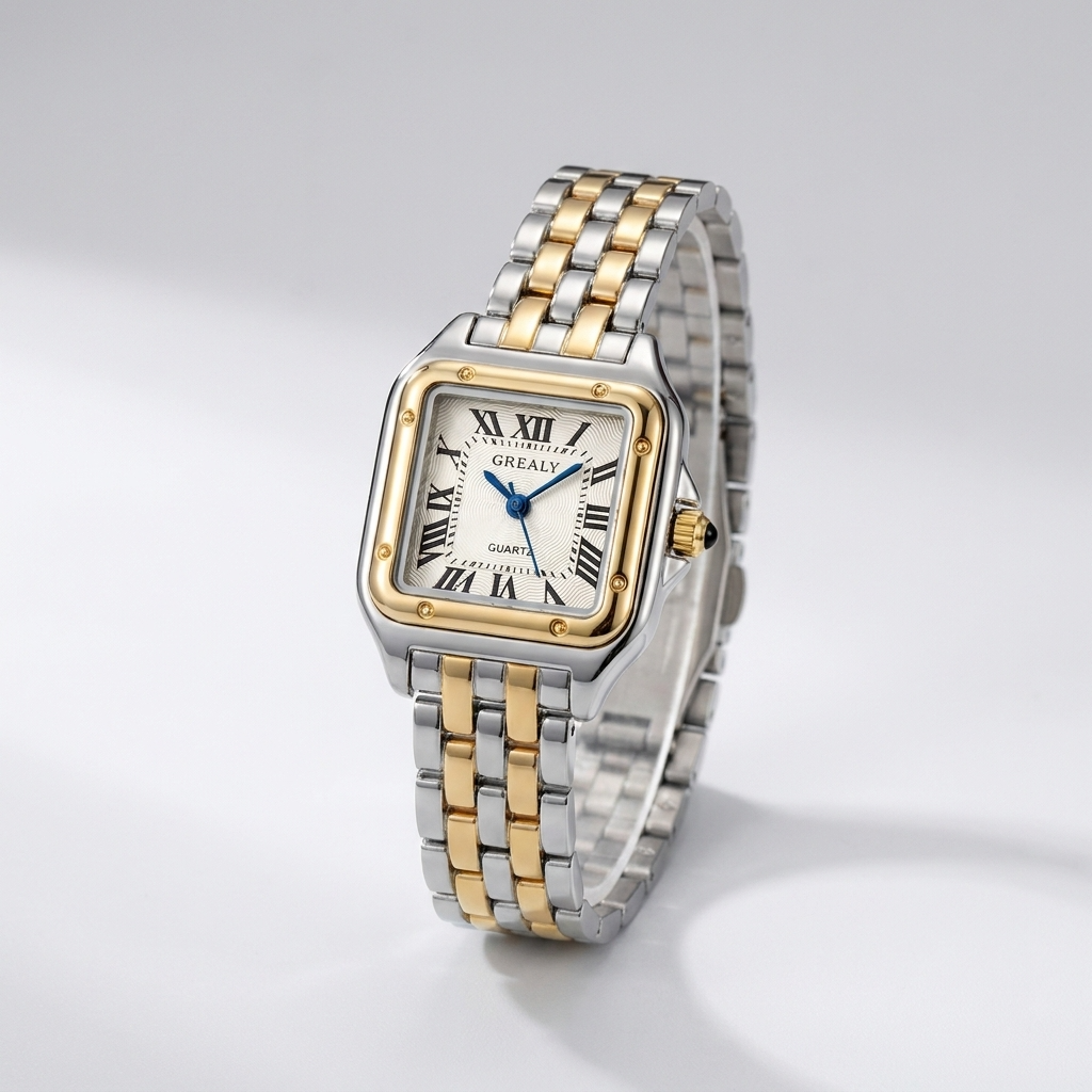 Grealy Roman Numeral Square Watch - Joie d’Or